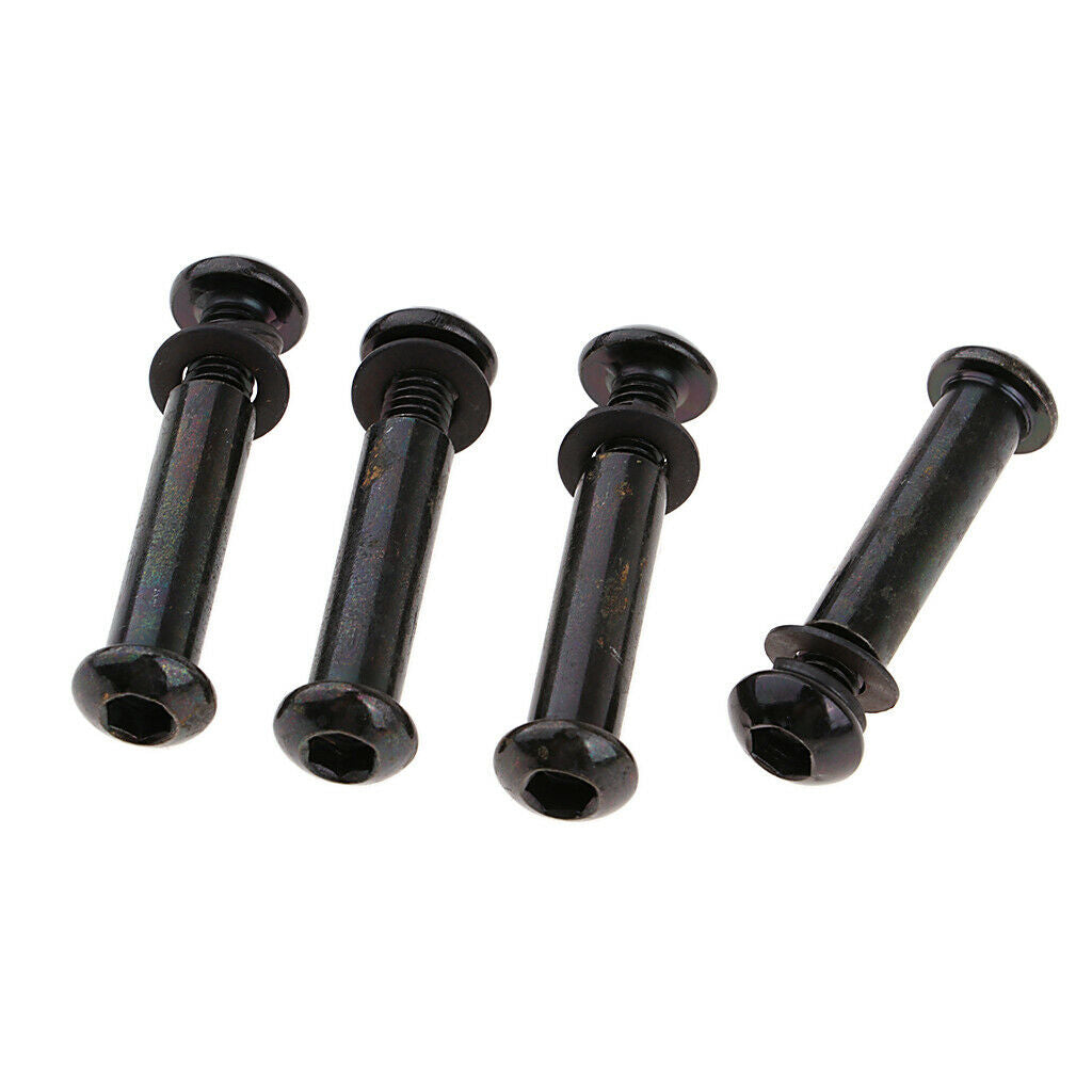 4pcs M5 Motorcycle ATV UTV 45mm Rear View Side Mirror Mounting Screws Bolts