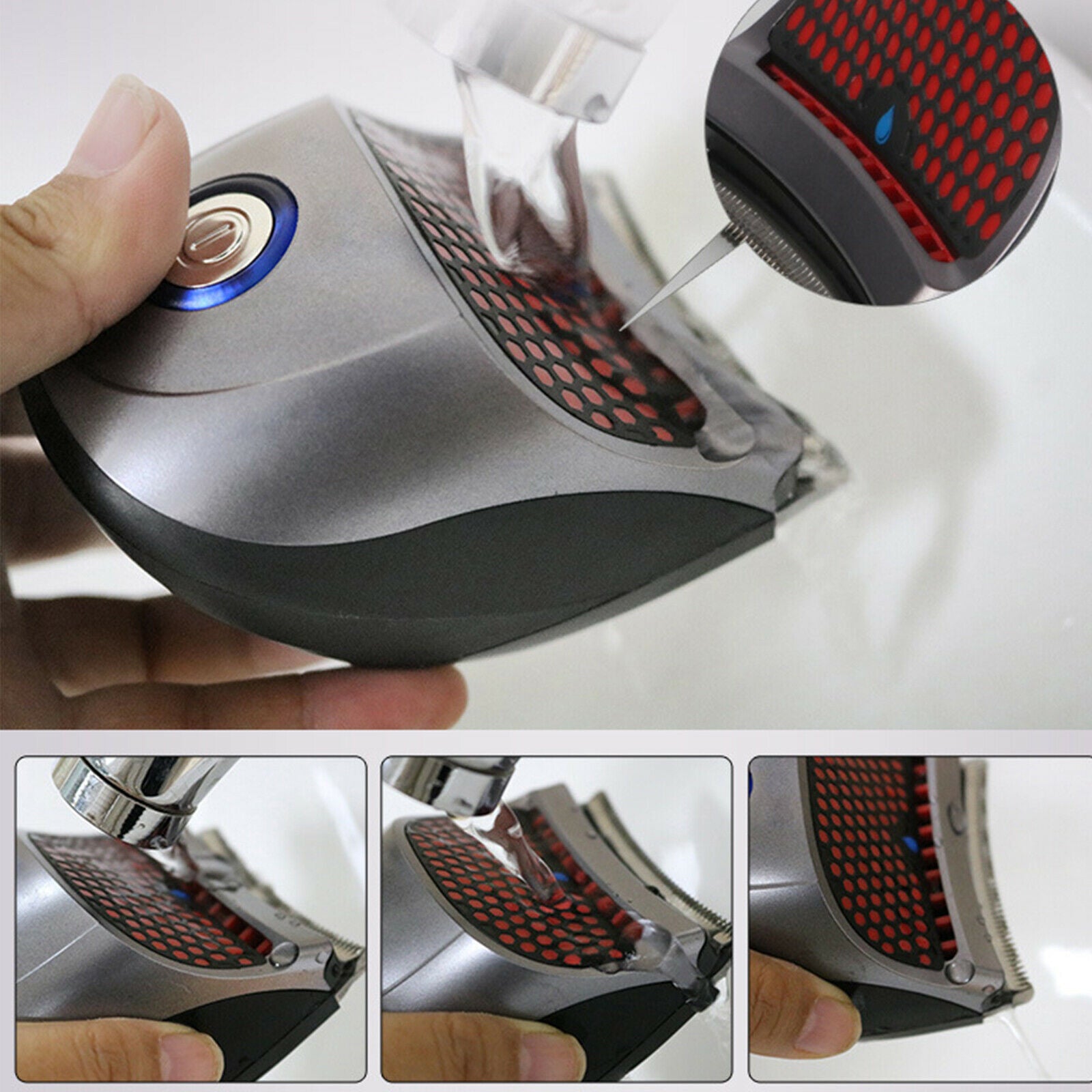 Rechargeable Electric Hair Clipper Mini Cord Cordless Washable Cutting Trimmer