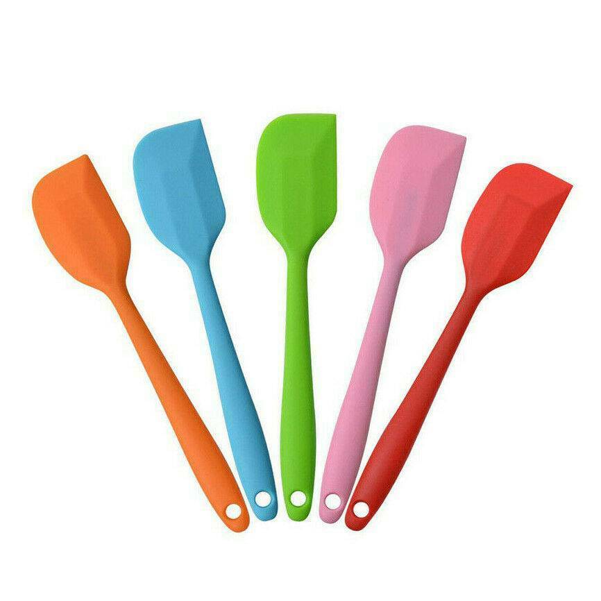 1X Baking Spatula Mini Small Silicone Spatula Heat Reistant Icing Spoon Scraper.