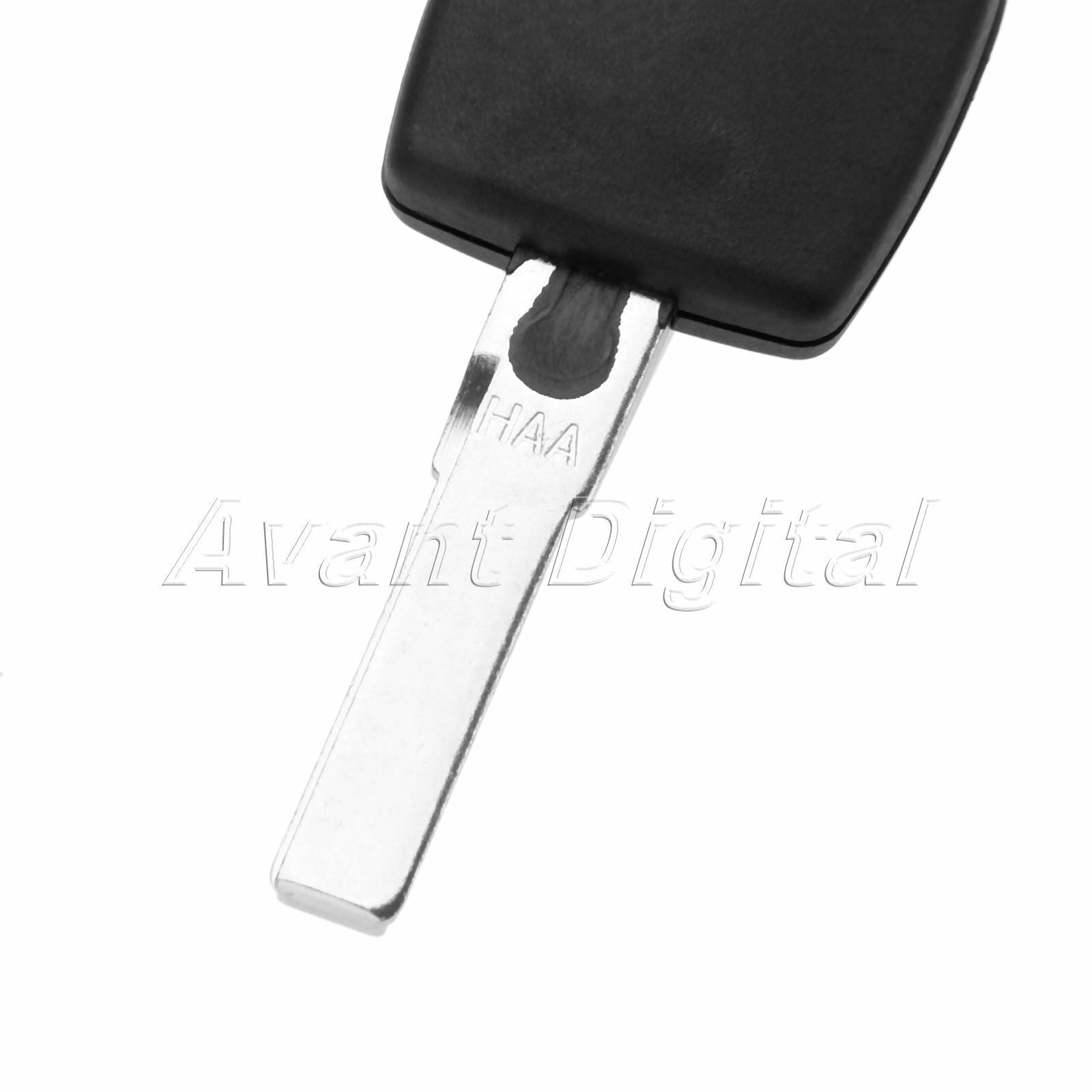 2Pcs Remote Key ID48 Chip HU66/HAA Uncut Blade Fit For  Golf 1998-2004