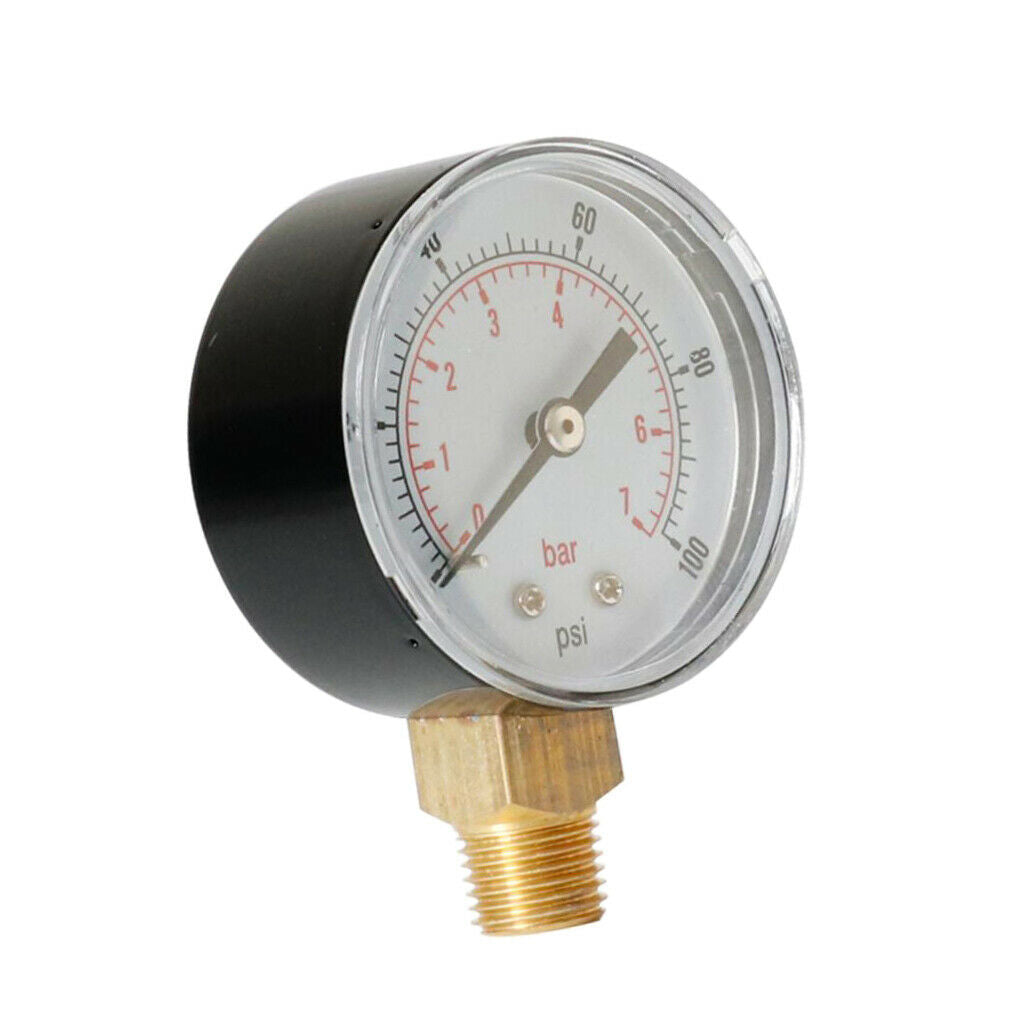 TS-Y508-100psi Y50 Radial Pressure Gauge 0-100psi 0-7bar