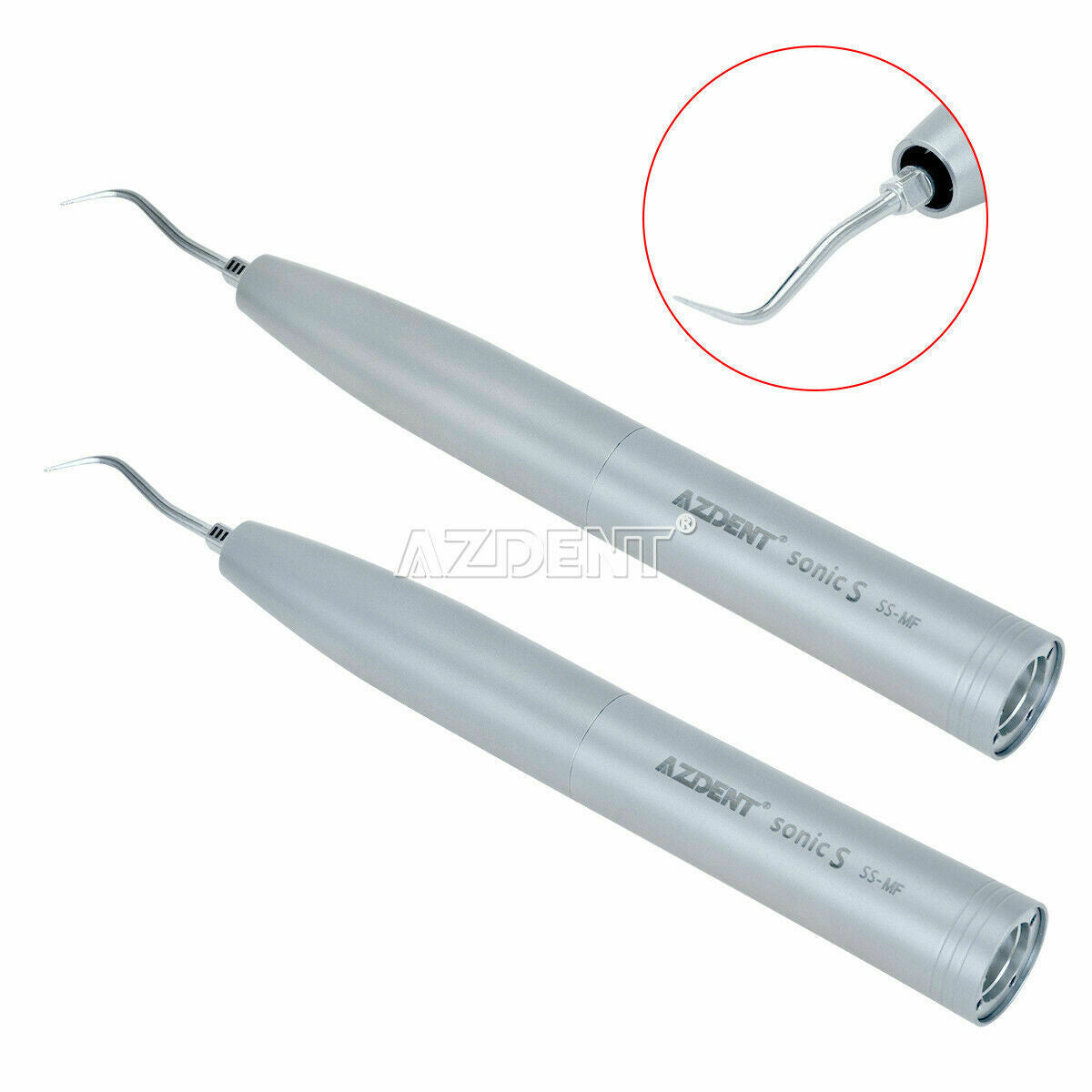 2pcs Dental Air Scaler Turbine Handpiece AZDENT Fit MULTIflex Quick Coupling