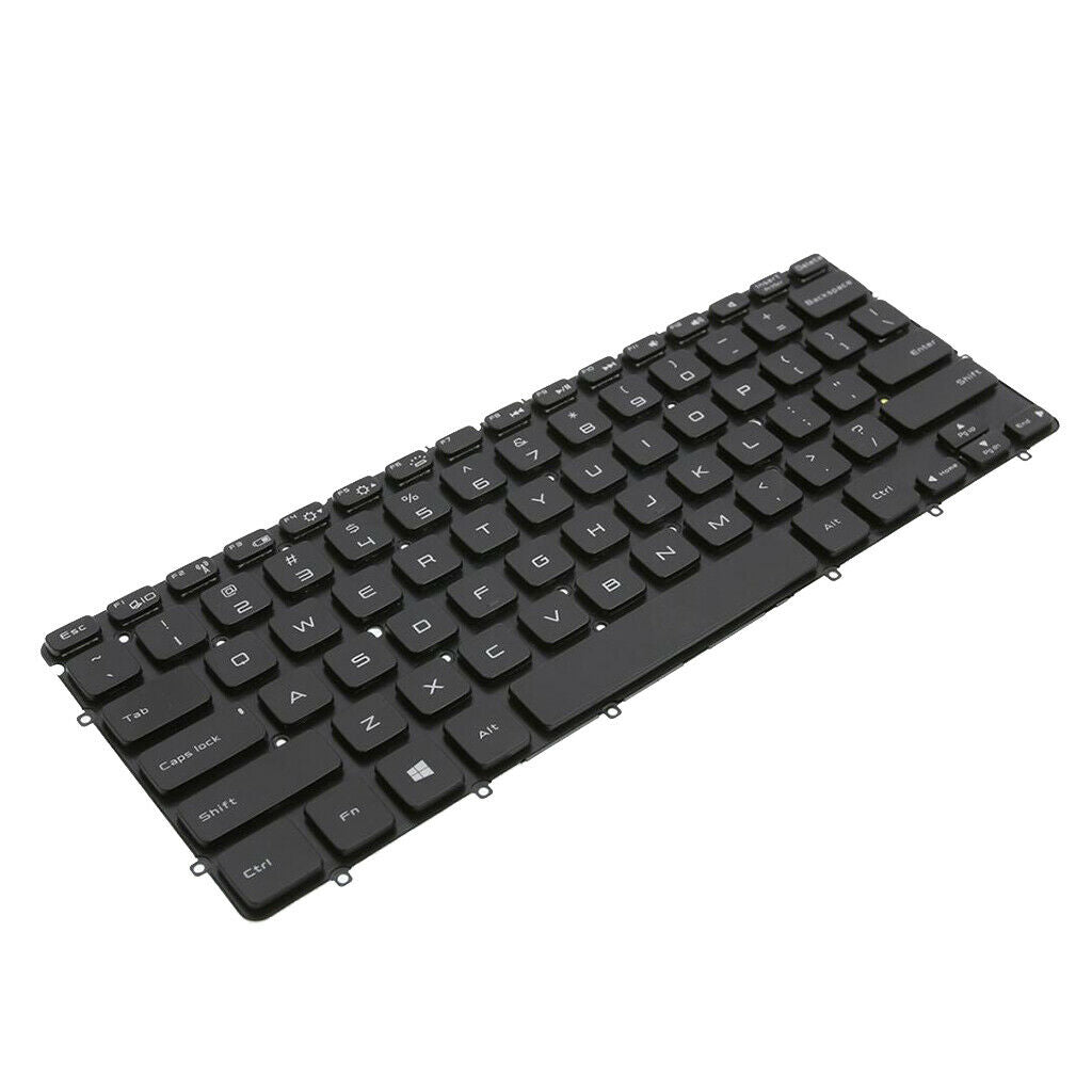Portable Laptop Keyboard US Layout Quiet Silent Replace Part for Dell XPS 13