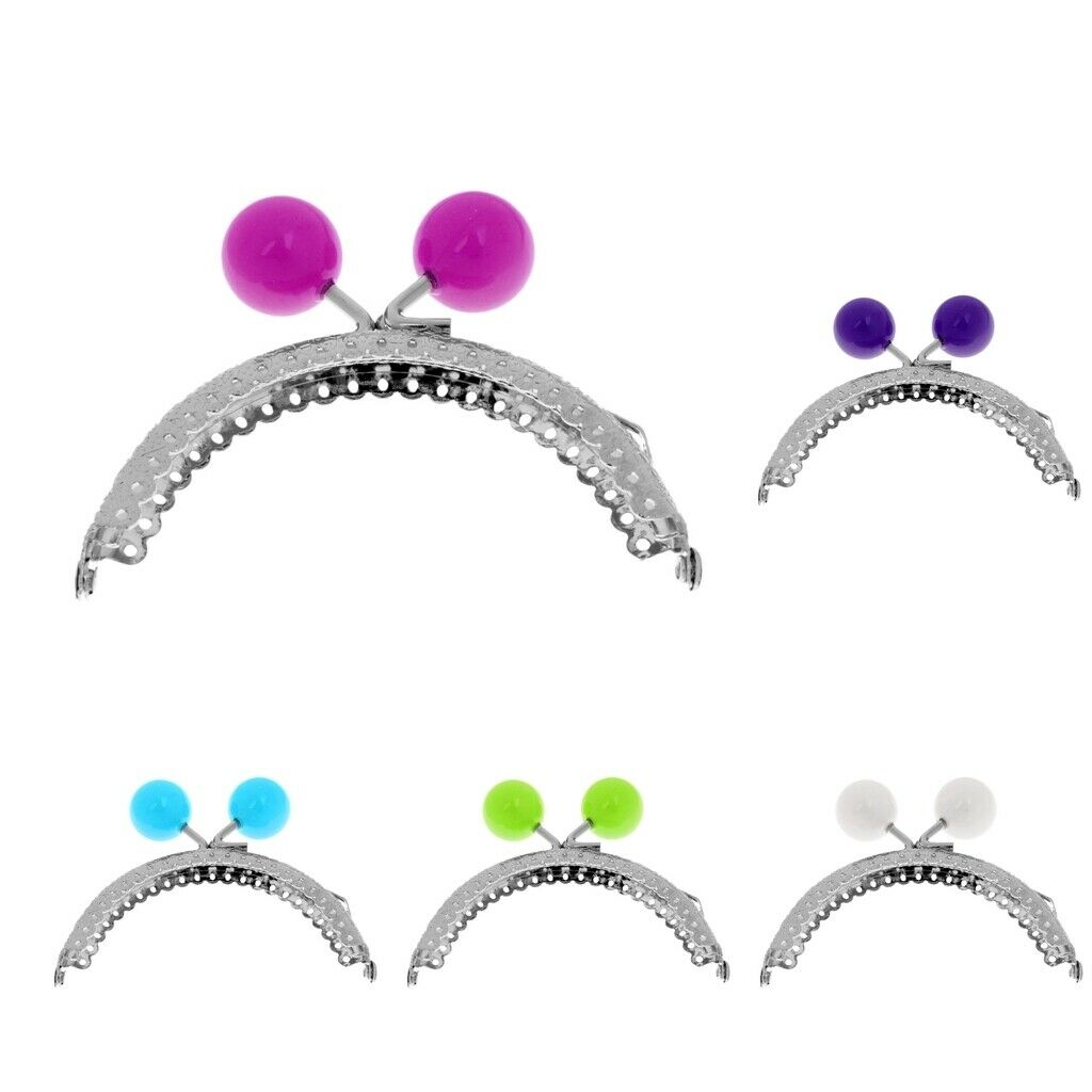 5Pcs/lot Retro Metal Purse Clutch Handle Bag DIY Craft Frame Clasp Lock