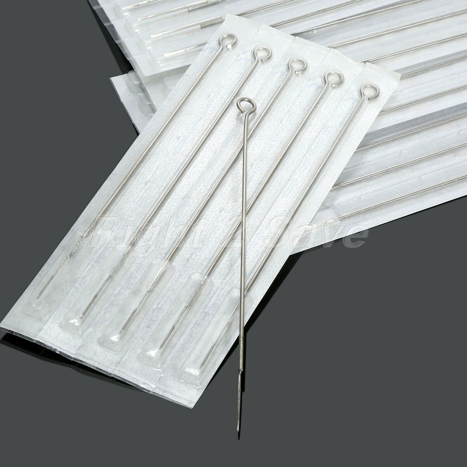 50pcs 3RL+5RL+7RL+9RL+5RS Tattoo Needles Body Art Disposable Stainless Steel