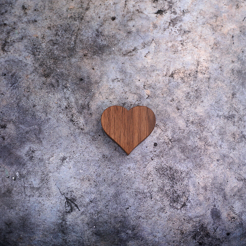 Wooden Heart Ring Box Jewelry Storage Box Case Holder Organizer Wedding Collect