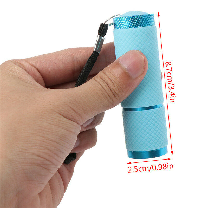 Useful Mini LED UV Gel Lamp Light Nail Dryer Flashlight Nail Polish ManicureBDA