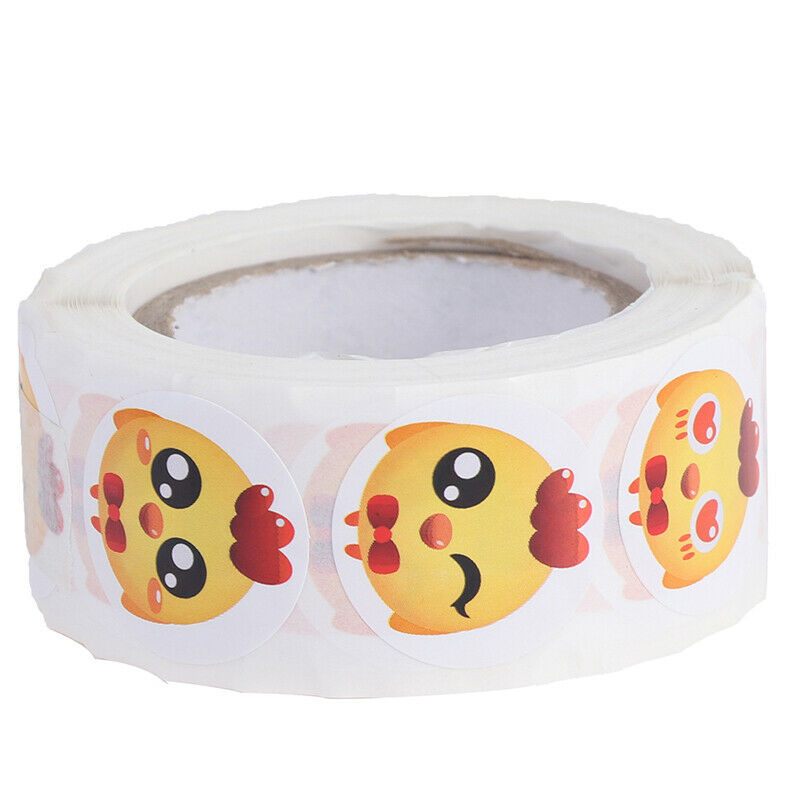 500pcs/roll chicken Thank You Stickers Packaging Stickers stationery stic.l8