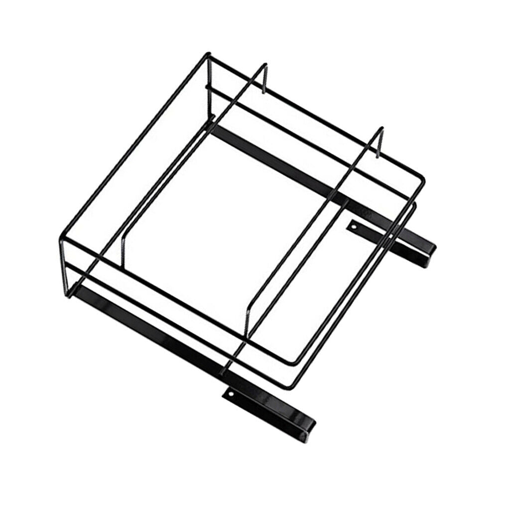 Over Door Hook Hanger Cutting Board Dishes Shelf Storage Kitchen Rack  black