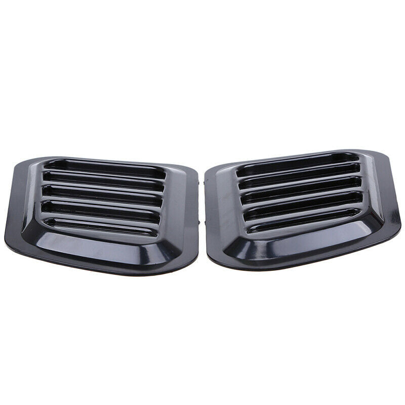 Universal Black Car Decorative Air Flow Intake Scoop Vent Cover Hood Fenders