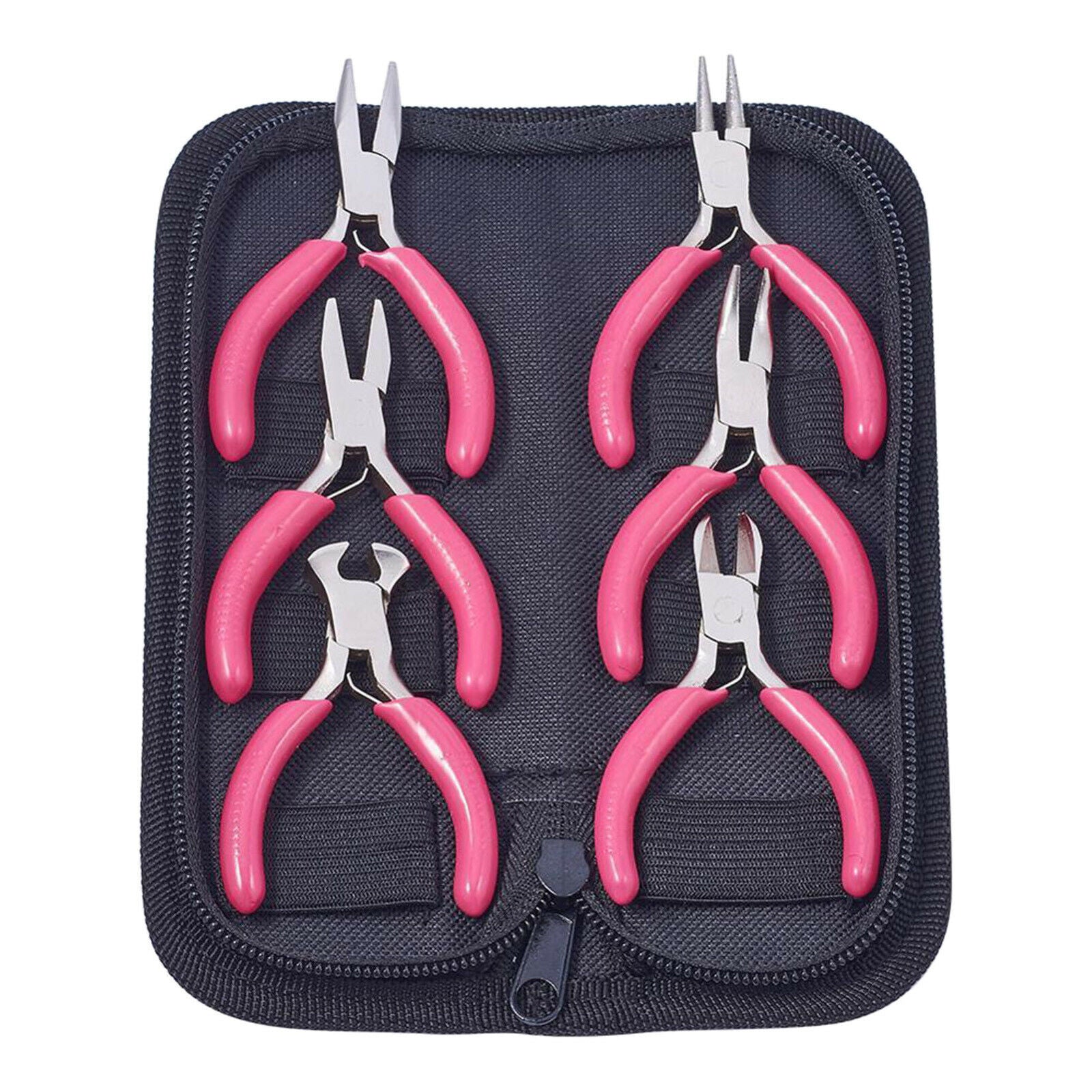 6pcs Mini Pliers Beads Jewelry Making Design Repair Kit Tool Set With