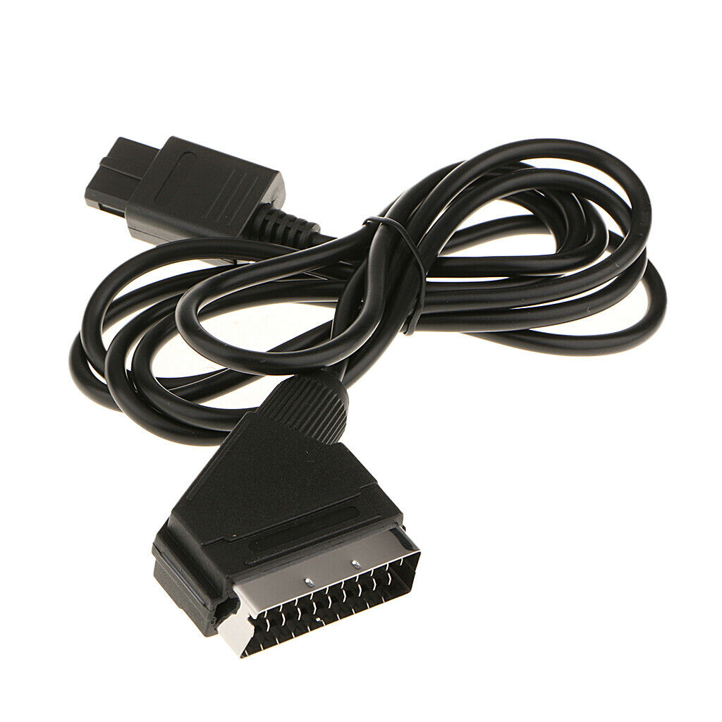 RGB Scart Cable for SNES GameCube NTSC Nintendo 64 Super Nintendo Consoles
