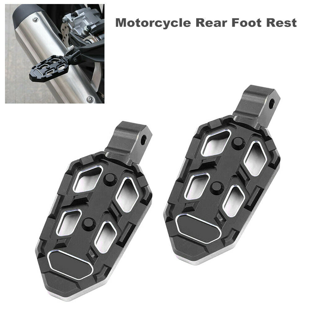 Foot Rest Motorcycle Bike Refit Foot Pegs Footpegs Rear Set Pedal Aluminum Alloy