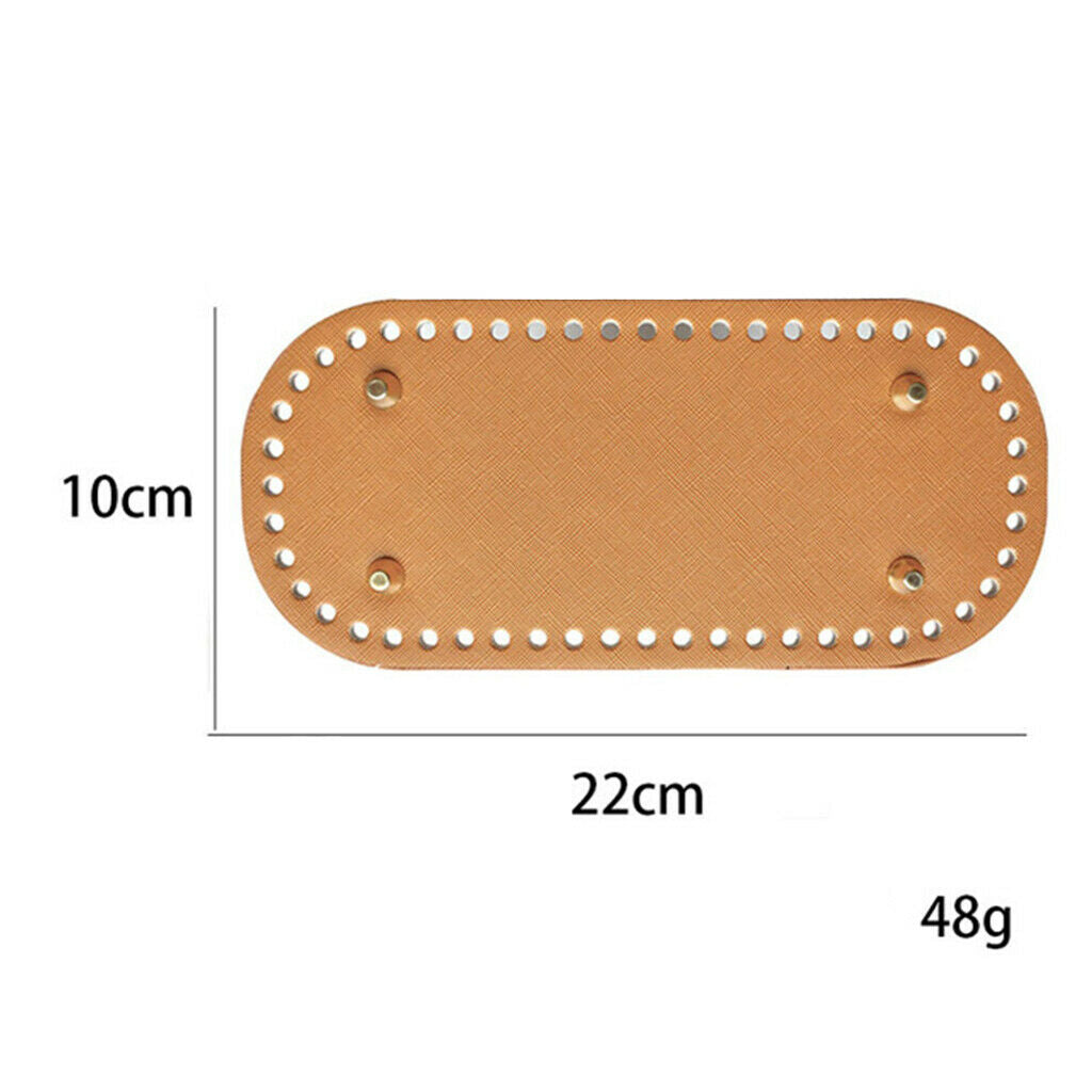 8 Colors Set Pre-punched DIY Bags Bottom Pad Insert Cushion Base Bag Making