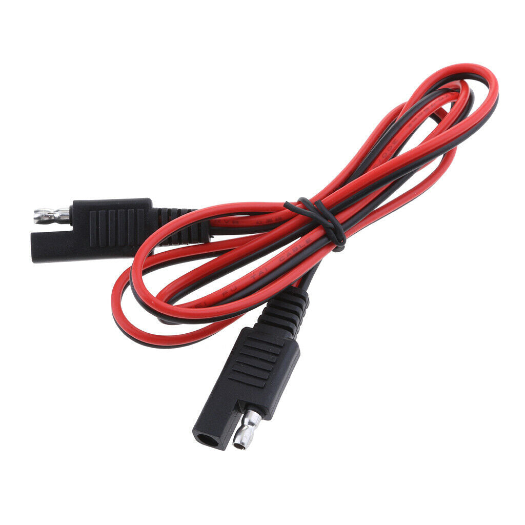 18AWG SAE Male to Male Quick Connect DC Power DIY Extension Cable Harness