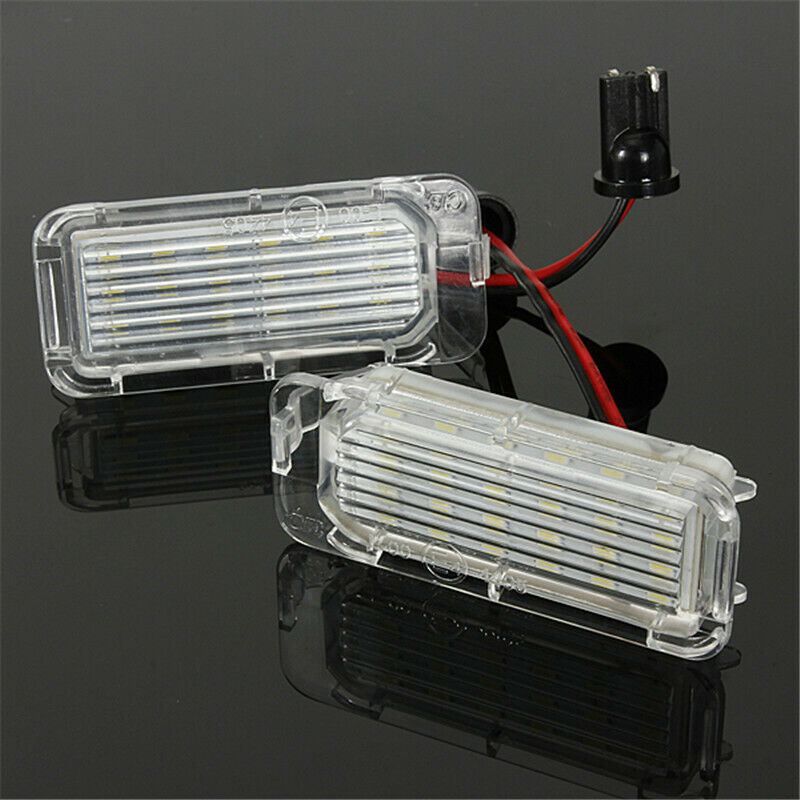 2Pcs 12V LED License Plate Light Number Plate Lamp For Ford/Fiesta/Focus/Kuga