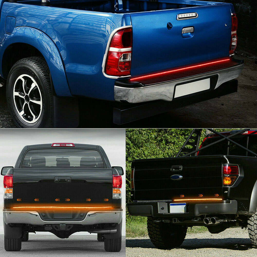 60"Truck Tailgate LED Light Bar Brake Reverse Turn Signal Stop Tail Strip 2021