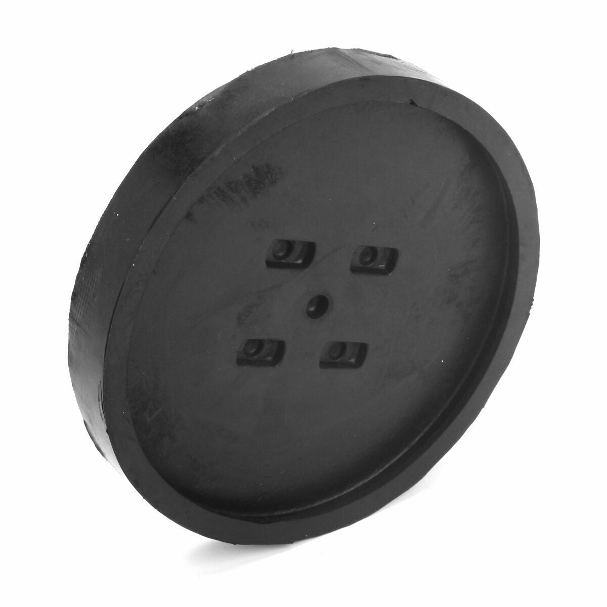 4Pcs Black Heavy Duty Round Rubber Arm Pads for Car Lift Accessories Dia: 120mm