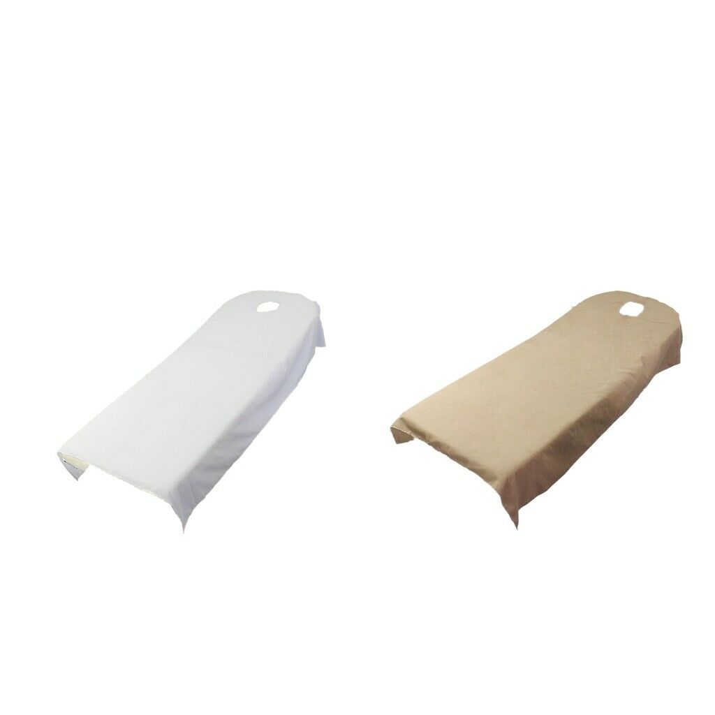 2pcs Soft Massage Table Cover Beauty Bed Sheet for Cosmetic Salon 80x190cm
