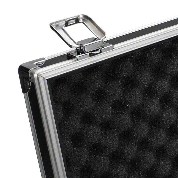 Tattoo Machine Tube Storage Case Organizer with Clasp for Equipment Black