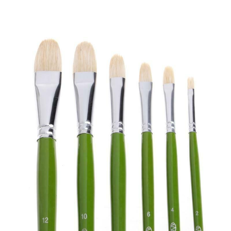 6Pcs Brushes Set for Art Painting Oil Watercolor Drawing Craft Tool DIY Kid