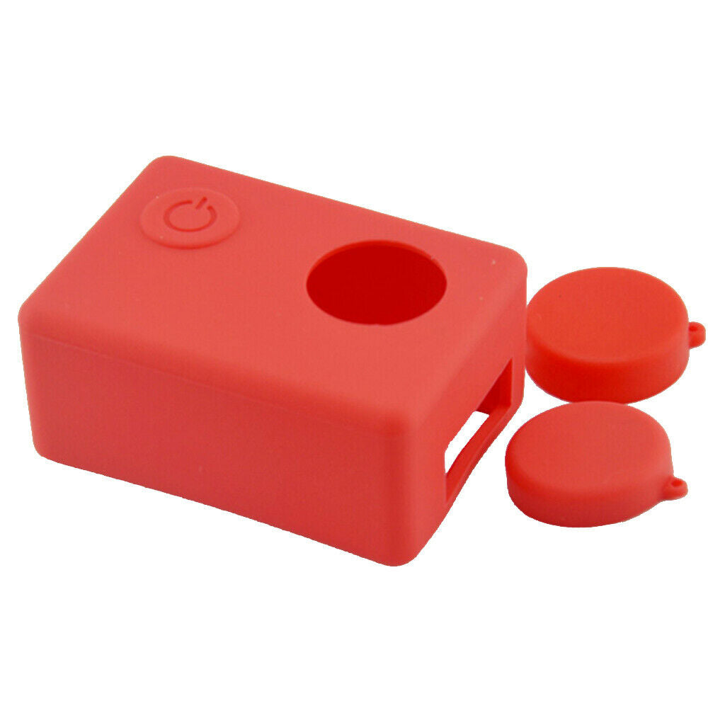 Soft Silicone Dust-proof Protective Case Skin for  SJ4000   Red
