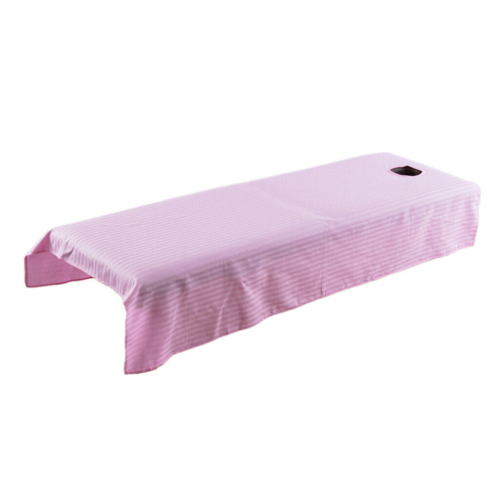 Beauty Massage SPA Treatment Bed Table Cover Sheet 120 x 190CM Pink