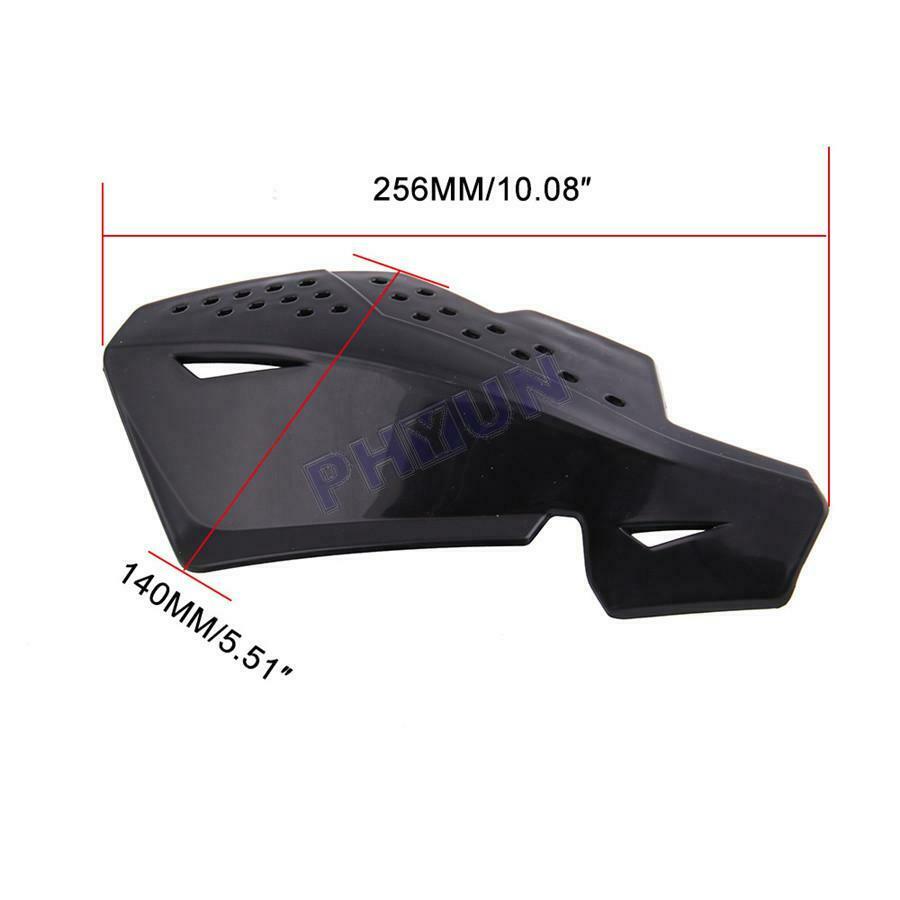 2x Black Motorcycle Hand Guards Protector For 7/8" Handlebar Motorcycle ATV Quad