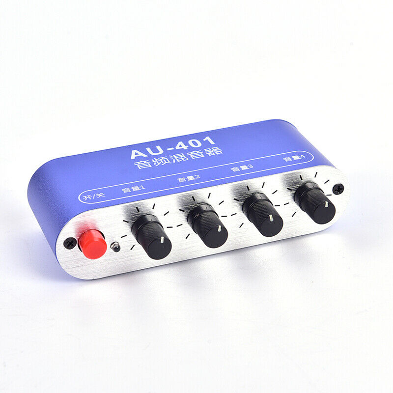 Stereo Mixer Individually Controls Board DIY Headphones Amplifier Case DDD