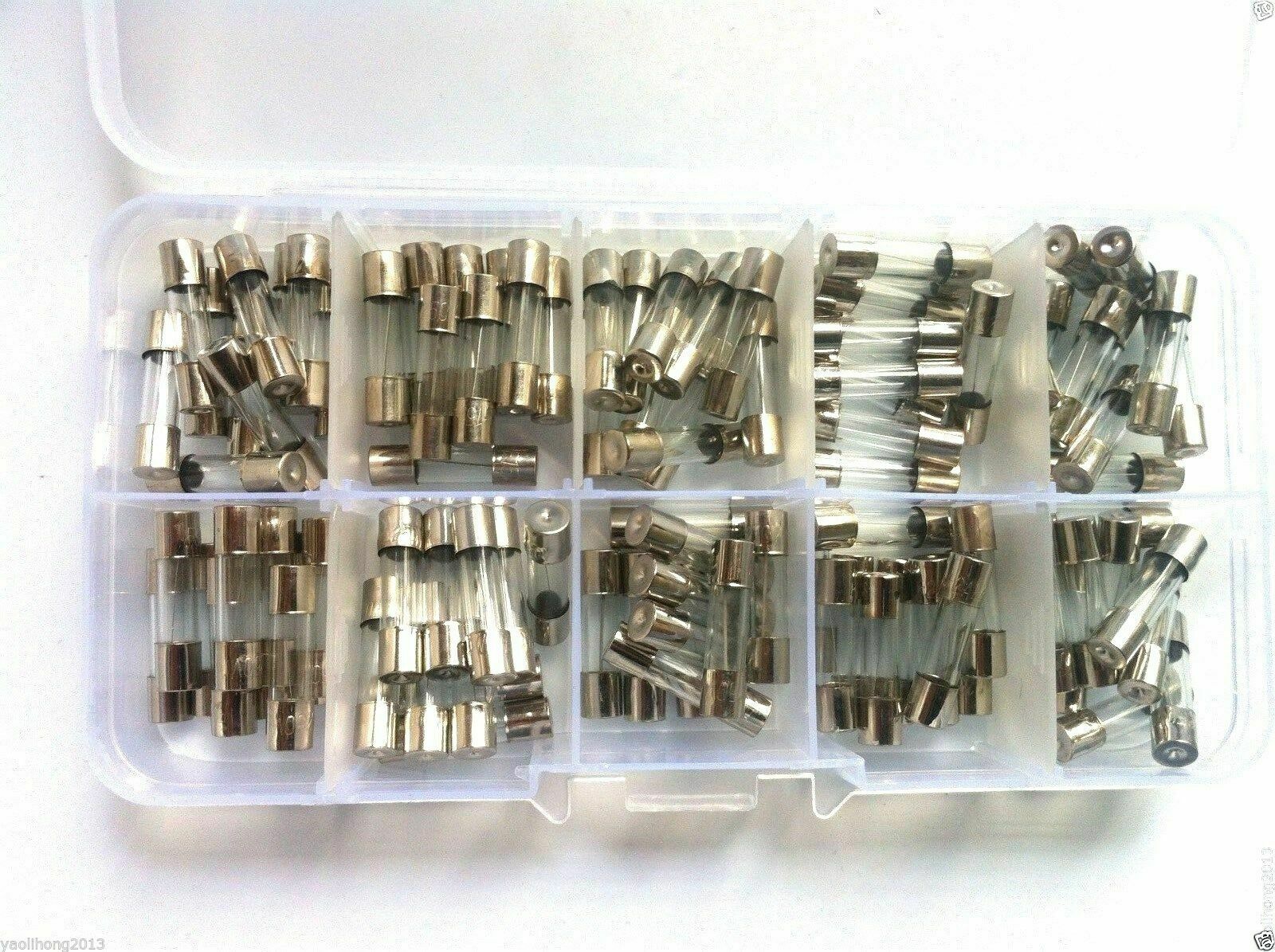 Quick Blow Glass Tube Fuse Assorted Kits Fast-blow Glass Fuses 100x Sets 5x20mm