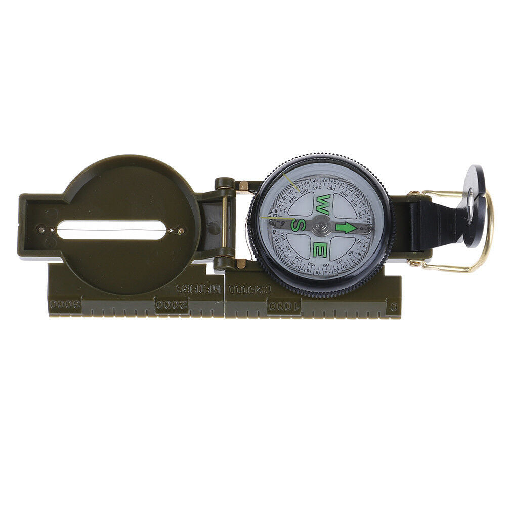 Outdoor Camping Hiking Style Survival Marching Military Lensatic Compas.l8