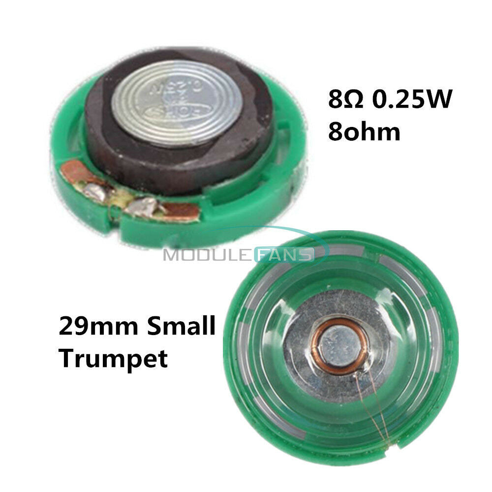 4PCS Loudspeaker 8Î© 0.25W 8ohm Small Trumpet 29mm Stereo Loud Speaker