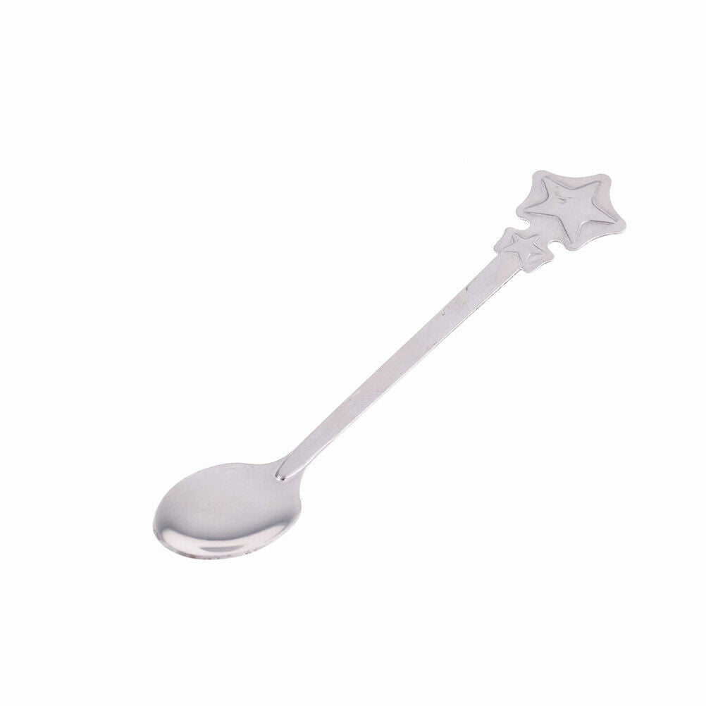 Christmas Spoon Stainless Steel Coffee Spoon Mini Tea Spoon Kids Dessert .l8