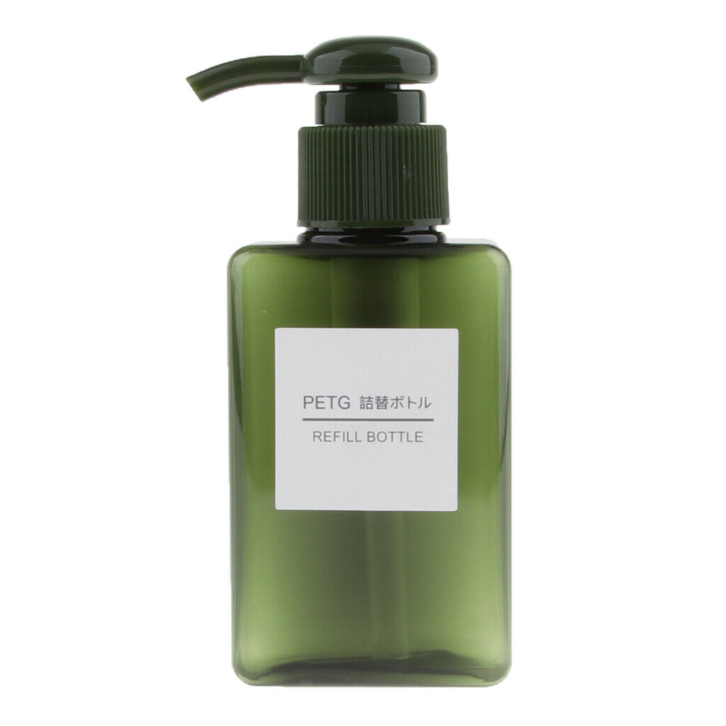 2pcs 100ml Foaming Soap Dispenser Cosmetic Containers Bottles Clear Green
