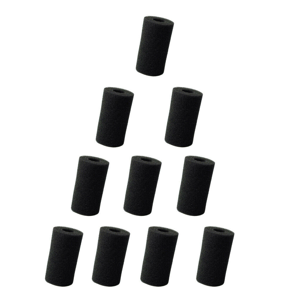 20x Pre-Filter Foam Sponge Filter Covers for Aquarium Fish Tank Black
