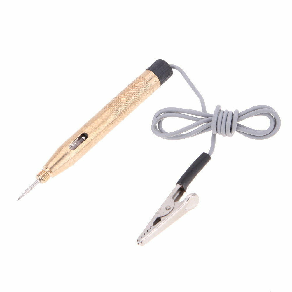 Well Car Motorcycle Circuit Tester 6V 12V 24Volt Gauge Test Voltmeter Light_BDA