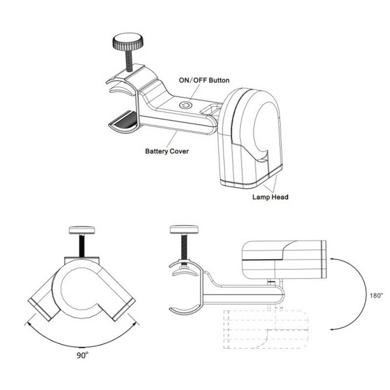 LED Grill Lamp, LED Lamp, Suitable for Night Barbecue, Barbecue Lamp SuitablZ3N3