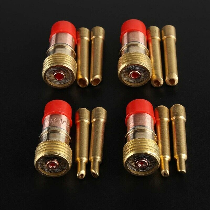41Pcs/Lot TIG Welding Torch Nozzle  Cover Gas Lens Glass Cup Kit for WP17/18/2S3