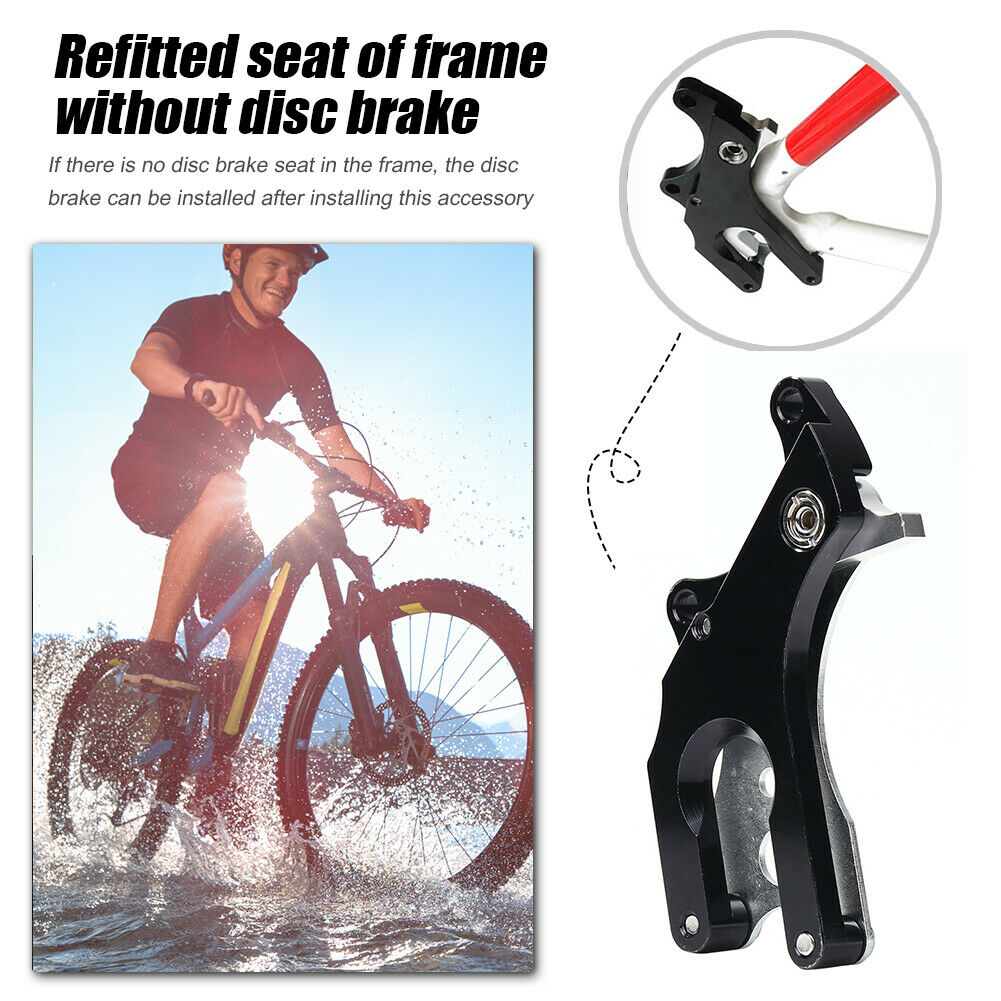 Road Bike Disc Brake Conversion Bicycle Brake Fixed Seat Adapter Converter
