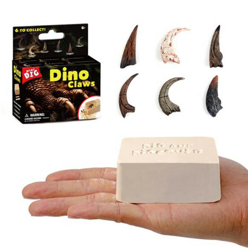 Random 1Pcs Dinosaur Paw Fossil Dig Kit Crafts Toys DIY Assembly Mo Fx