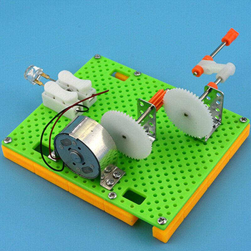 Funny Science Physical Experiment Education Toys DIY Hand Crank Generator MoFCA