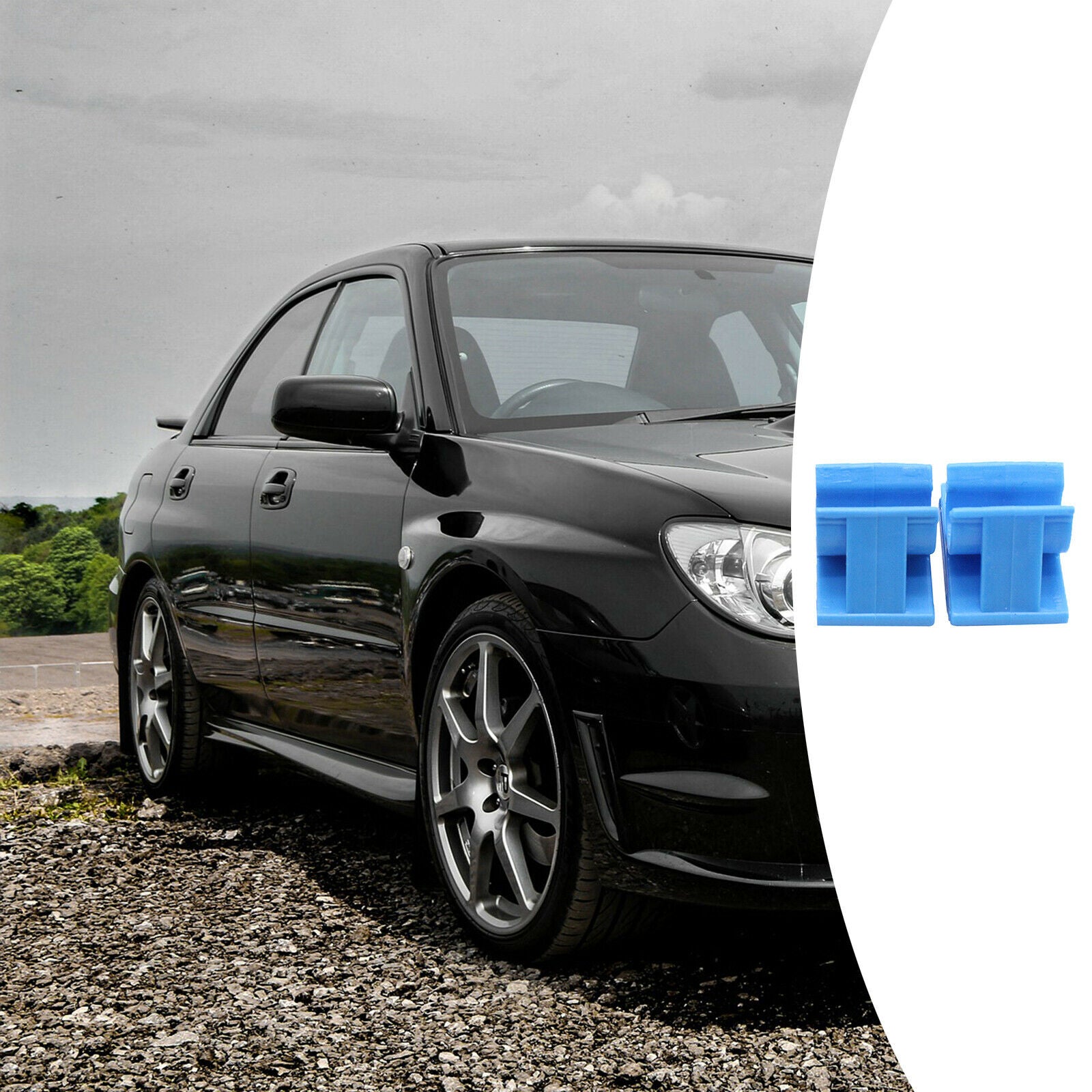 2x Blue Lower Glove Box Clips ,Fix Parts 92201416 ,Bump Stop Set Fit for Holden
