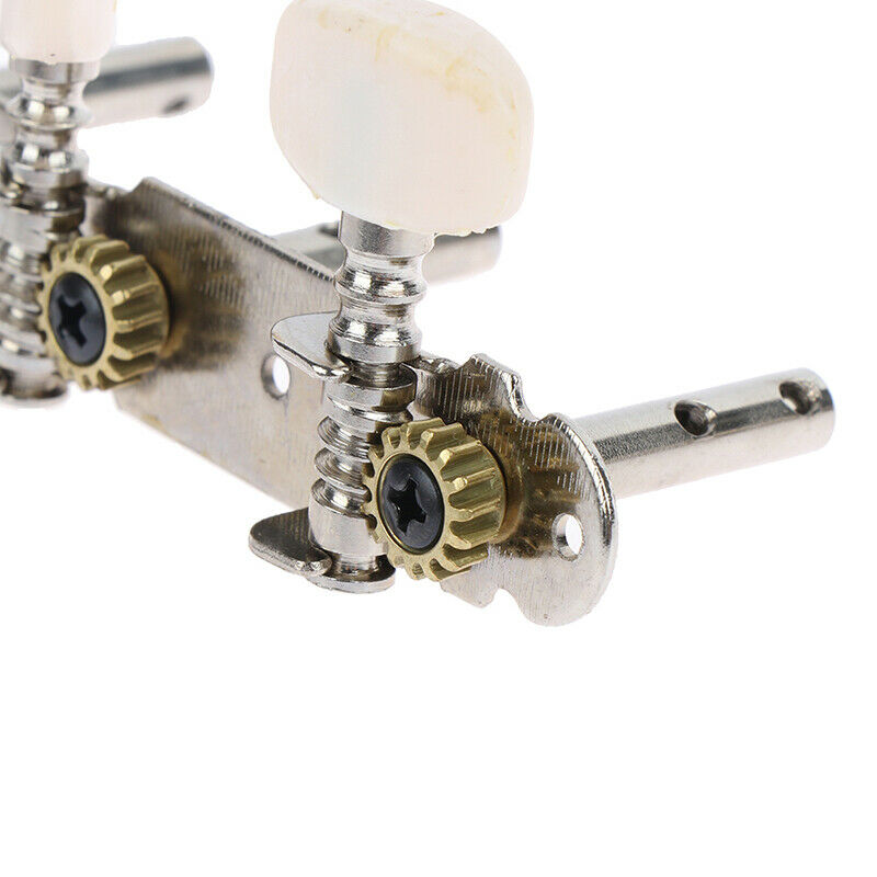 2Pcs Classical Guitar Tuner Acoustic Guitar Tuning Keys Steel Pegs Machine  Qx
