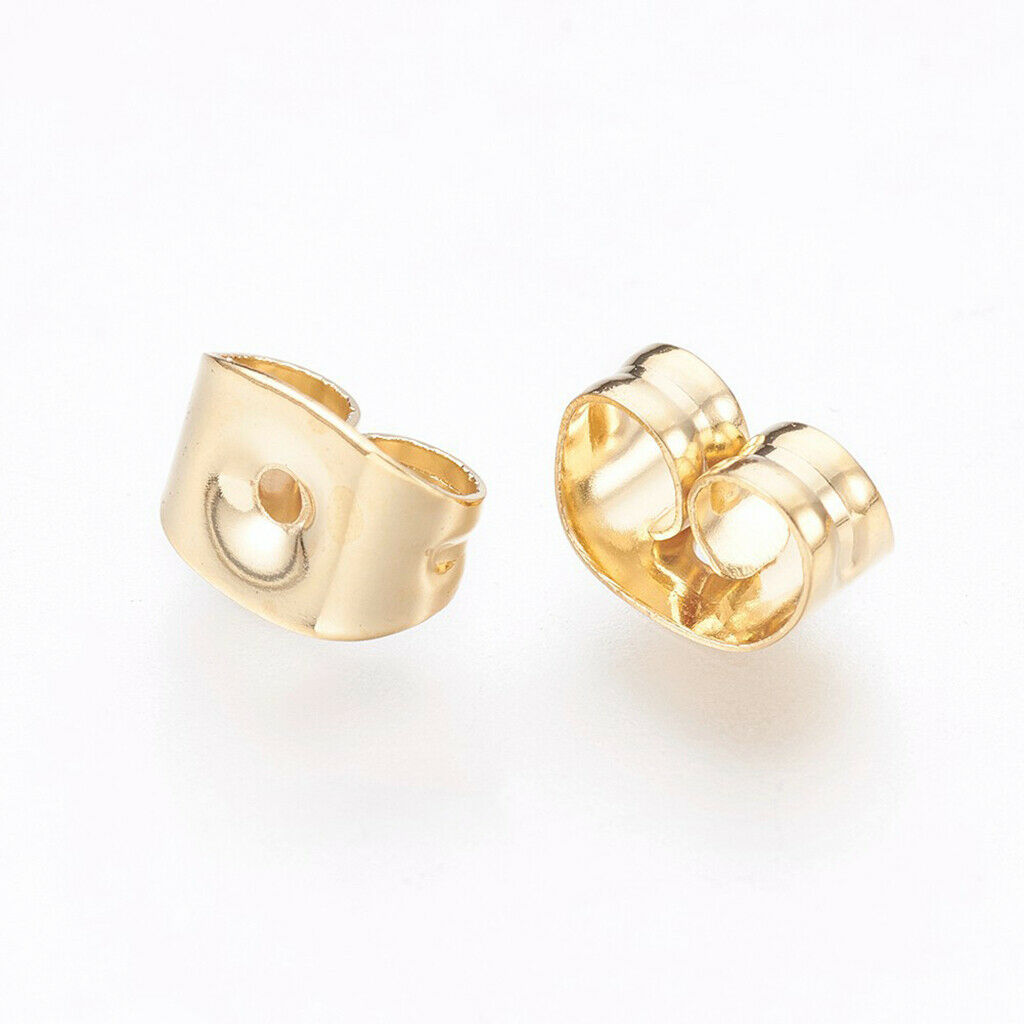 100pcs Charming Golden Ear Plug Lady Decor Party Jewelry Jewelry Making