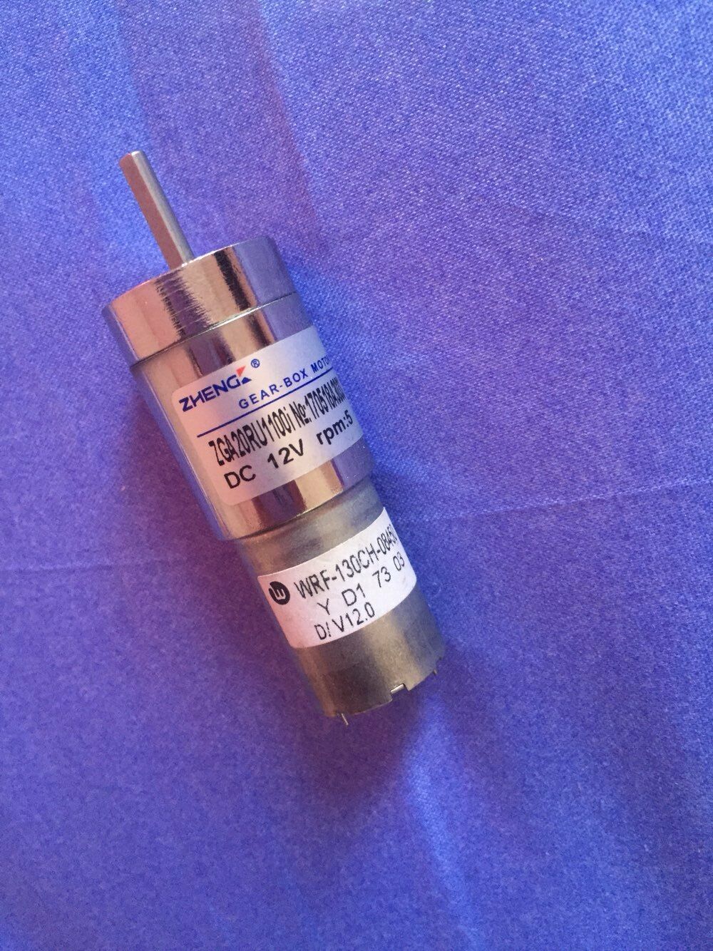 1PC ZGA20RU DC 12V 5RPM Geared Motor FOR Mitsubishi printer Ink fountain Motor