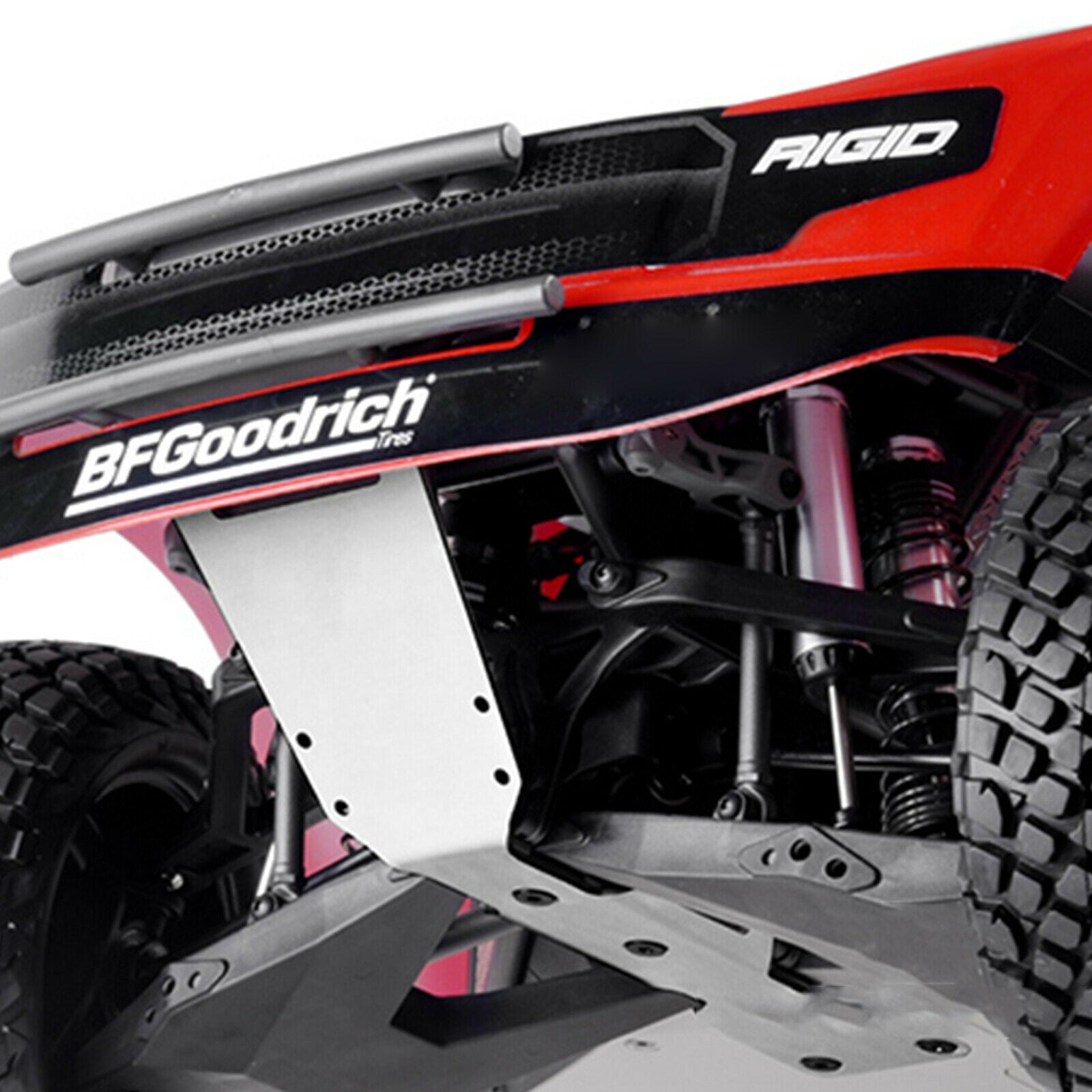 For Traxxas UDR Crawler Car Stainless Steel Chassis Front Armor Protective Guard
