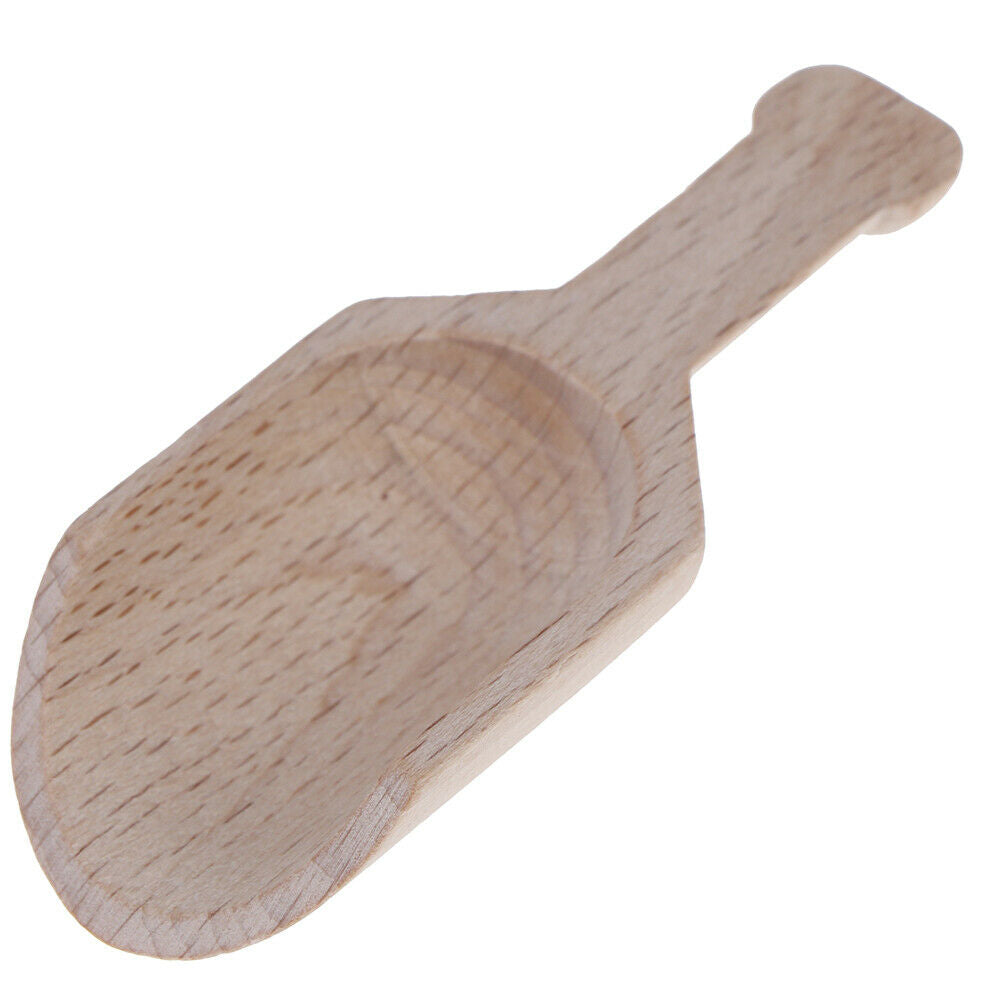 3pcs Wooden Coffee Tea Scoops Mini Candy Bath Salt Spices Flavors Spoons'.l8