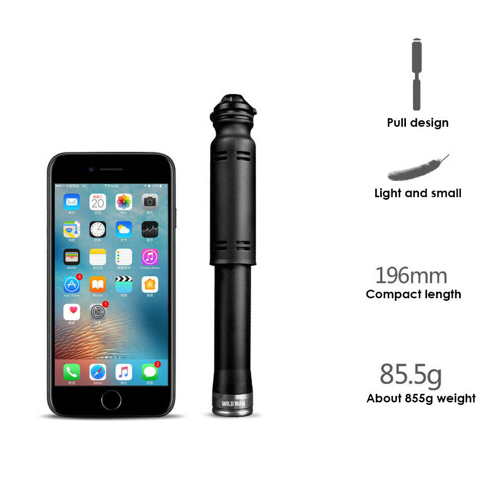 Mini Portable Bicycle Air Pump Bike Tire Inflator MTB Road Bike Cycling Pump