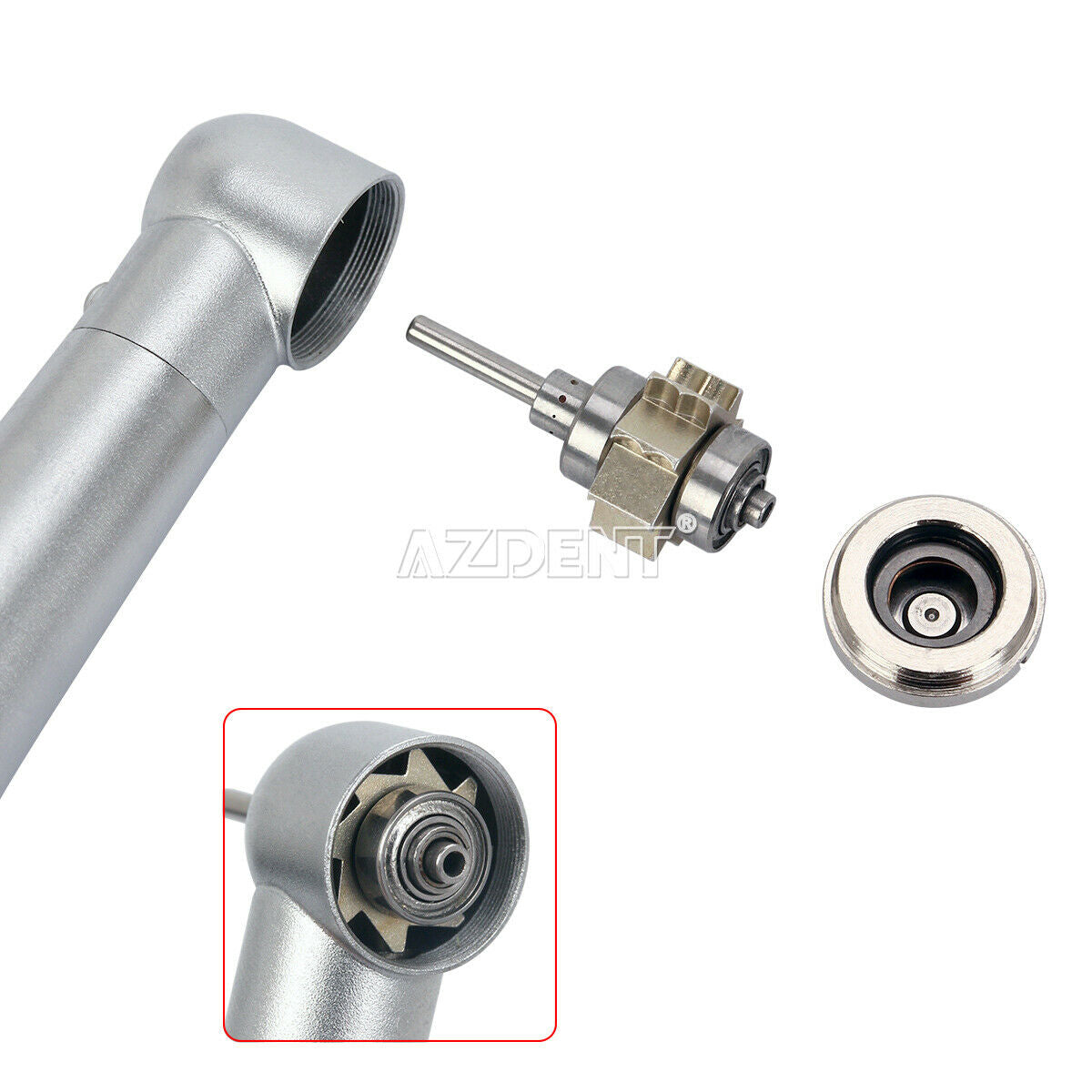 2X Dental NSK Style E-generator Integrated LED High Speed Standard Handpiece M4