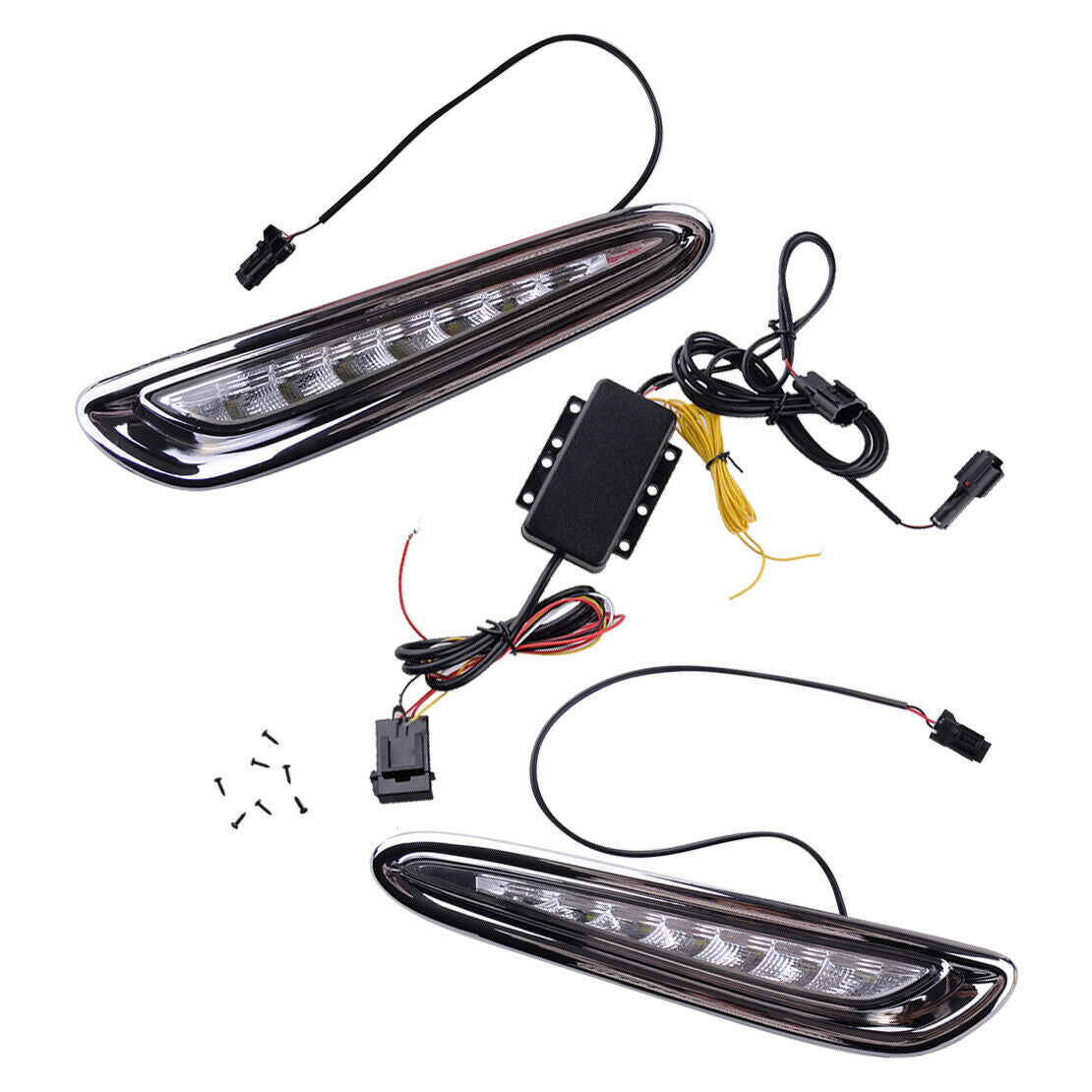 LED Daytime Running Light Fit For Mazda 3 Axela Fog Lamp DRL 2010-13